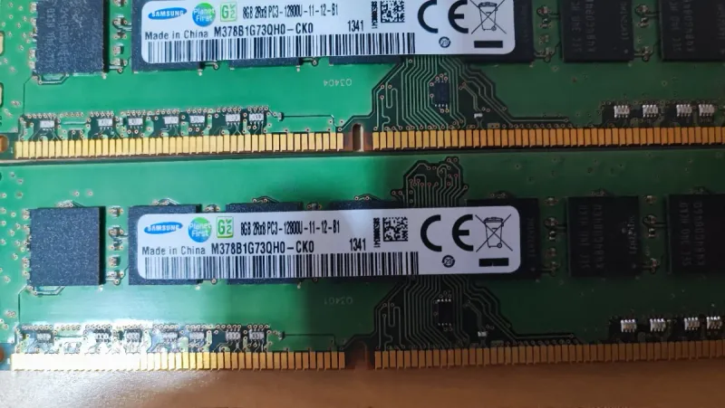 Pack 16GB RAM DDR3 Samsung (2x8GB) 1600MHz