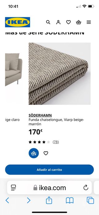 DosSofa cheislong IKEA