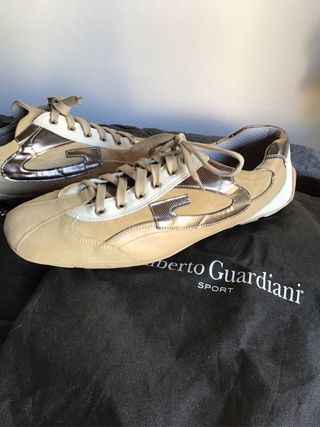 Sneakers Alberto Guardiani Beige/Oro