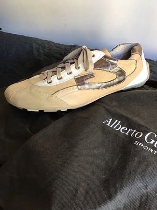 Sneakers Alberto Guardiani Beige/Oro