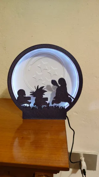 Lampada LED Dragon Ball Silhouette