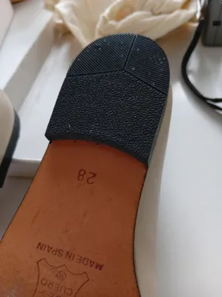 Bailarinas Ponti Comunión Talla 28 Beige