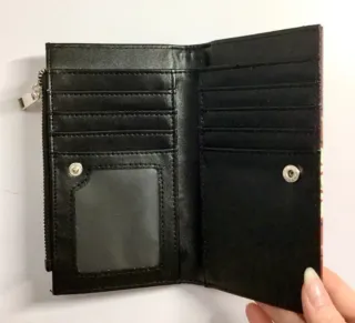 Cartera vintage motivos étnicos-geométricos