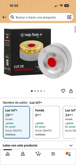 Baliza V16 Help Flash Luz Emergencia nueva