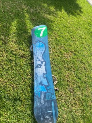 Tabla Snow Burton con Fijaciones Burton Cartel