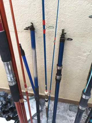 Cañas de pescar telescópicas