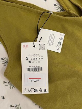 Mono Zara Verde Oliva Nuevo