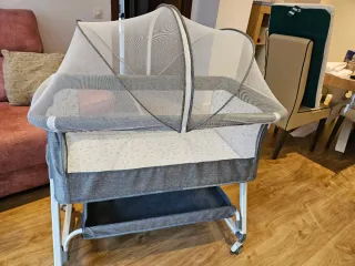 Minicuna colecho gris