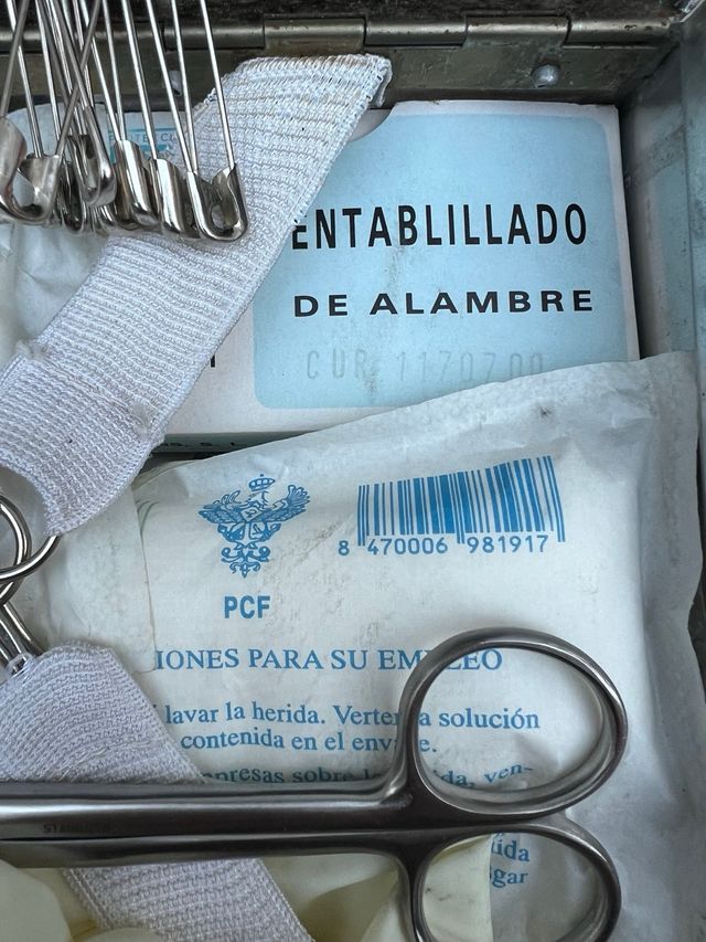 Botiquín militar español