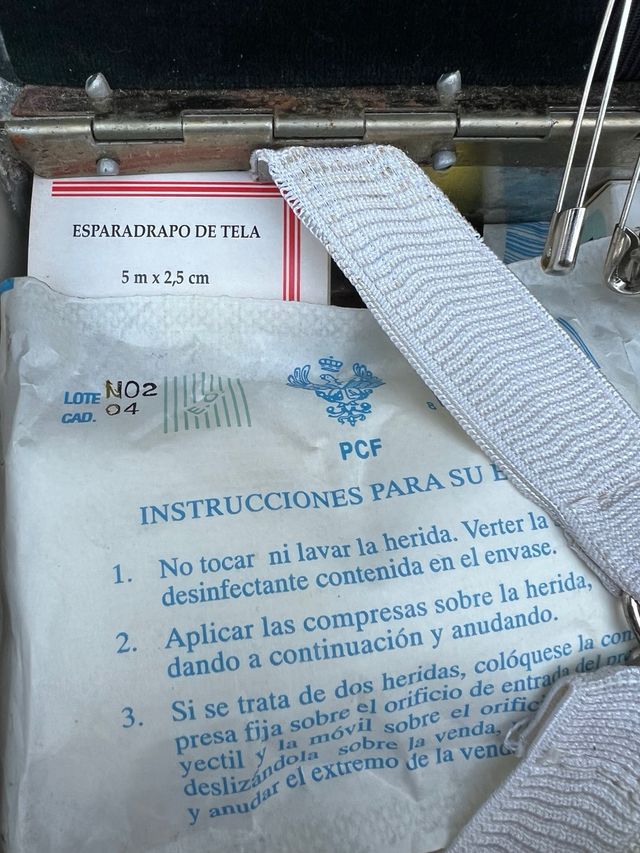 Botiquín militar español