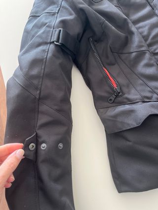 Chaqueta Moto Mujer Negra