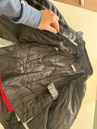 Chaqueta Moto Mujer Negra