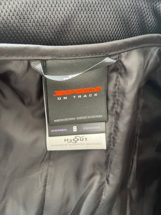 Chaqueta Moto Mujer Negra