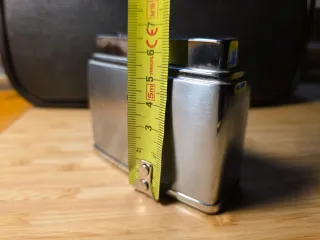 Mechero Mesa butano Fisher Antiguo Cromado