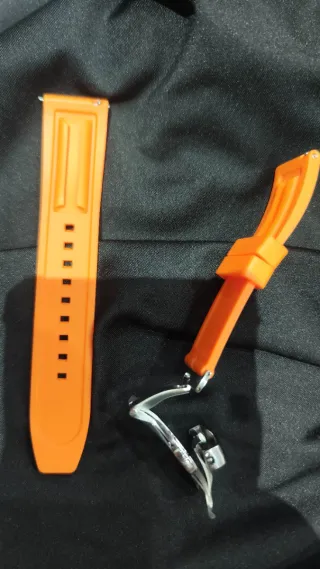 Correa Hamilton Caucho Naranja 20mm