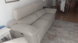 Sofá eléctrico 4 plazas reclinable