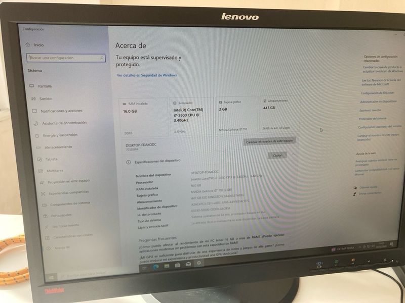 PC Lenovo ThinkCentre M91 afbeelding 3