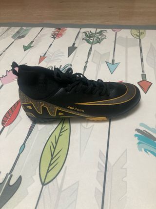 Zapatillas Fútbol Sala Nike Negro/Dorado