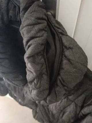 Chaqueta anorac marrón y negra