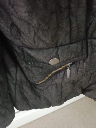 Chaqueta anorac marrón y negra