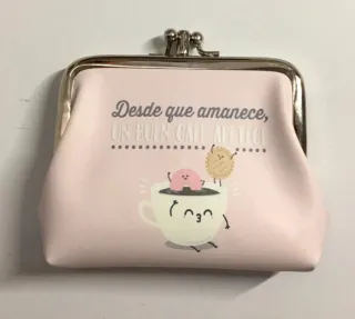 Monedero Mr. Wonderful rosa pastel
