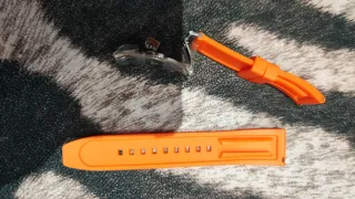 Correas Caucho Hamilton naranja 22mm