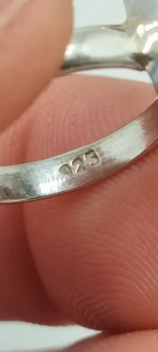 Anillo de Plata y Turmalina Sandía.