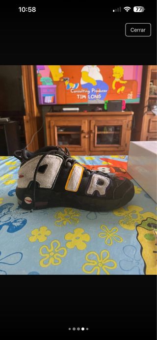 Nike Air More Uptempo 96 Negro Blanco