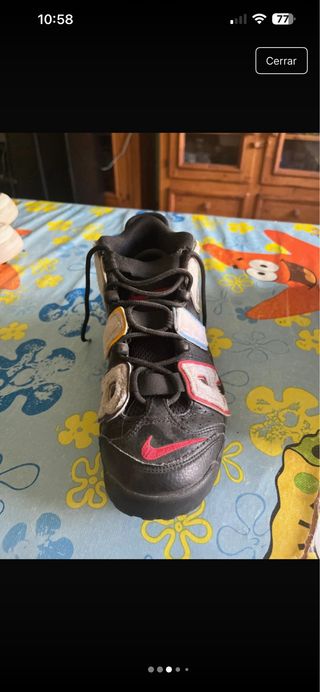 Nike Air More Uptempo 96 Negro Blanco