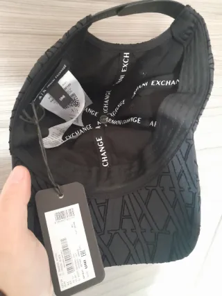 Cappello berretto Gorra Armani Exchange nero