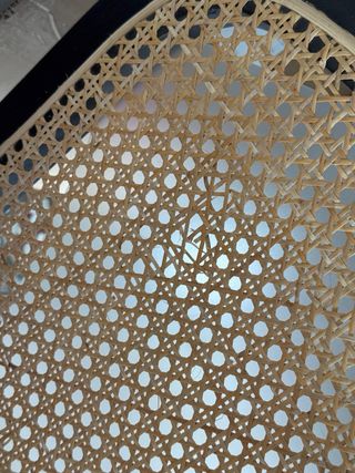 Silla Cesca Metal y Rattan