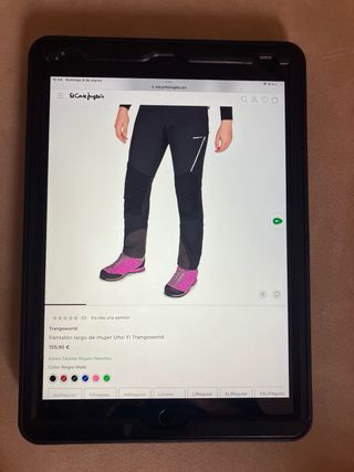 Pantalón Trangoworld Mujer XLA Negro