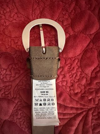 Cinturón Boggi Piel Hecho a Mano Italia