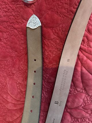 Cinturón Boggi Piel Hecho a Mano Italia