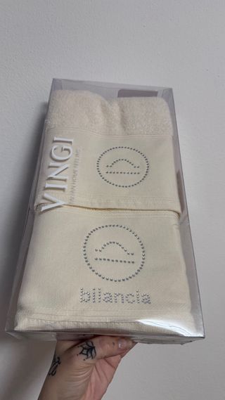 Set Asciugamani con strass