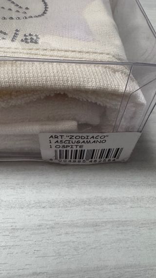 Set Asciugamani con strass