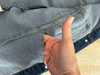 Cazadora vaquera chica azul