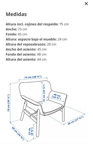 Sillón / Butaca VEDBO Ikea