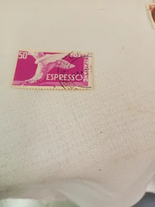 Francobollo 50 Lire Espresso