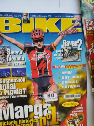Lote 8 revistas de ciclismo
