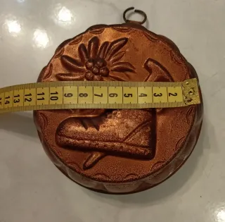 Set 3 piatti vintage in rame anni ’70