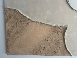 Cuadro Texturizado Beige y Marrón
