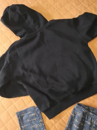Felpa e leggings bambina 10 anni