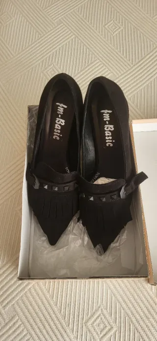 Zapatos de fiesta negros talla 40