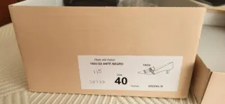 Zapatos de fiesta negros talla 40