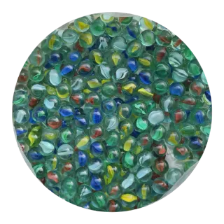 150 Biglie di vetro 1.6cm vintage anni 70 80 90