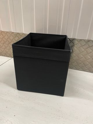 Cajas de tela IKEA KALLAX negras (9 unidades)