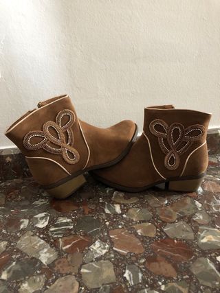 Botines marrones mujer talla 38