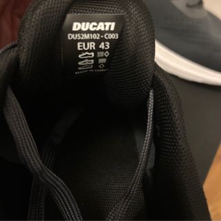 Scarpe sportive Ducati uomo nere e bianche