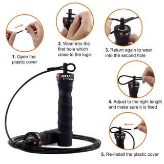 Combas de saltar para todos los niveles, perfectas